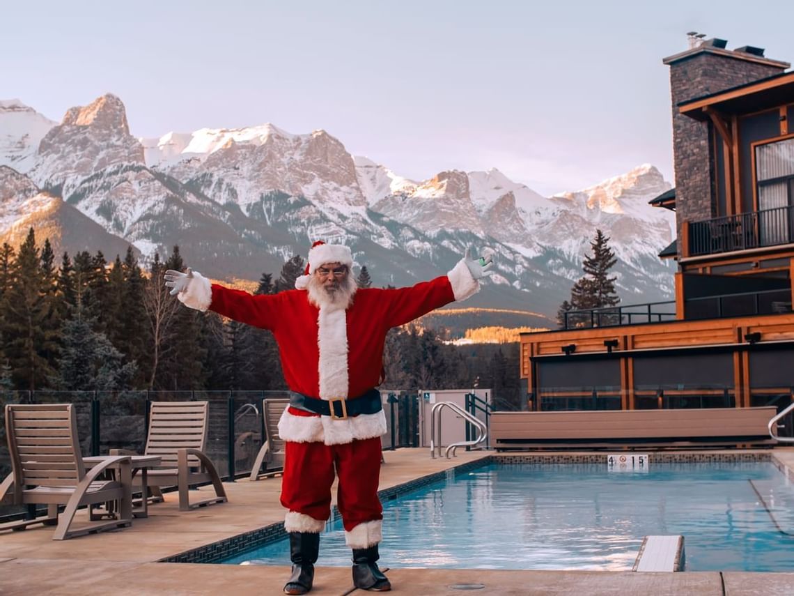 Visit Santa on the Creekside Patio