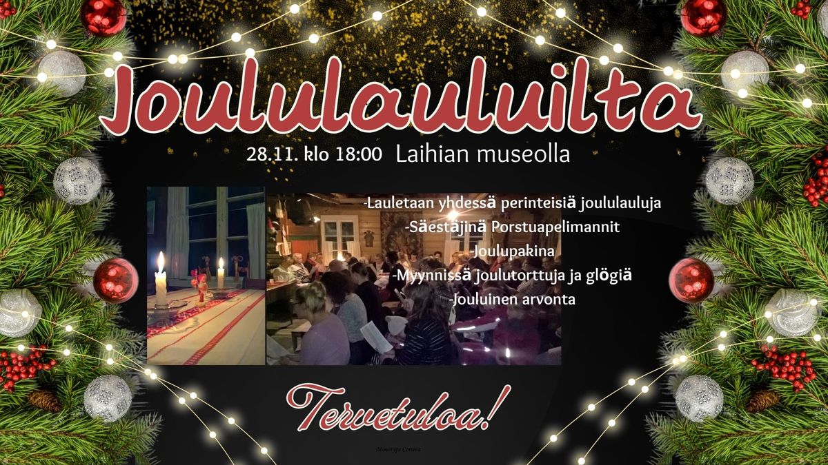 Joululauluilta Laihian museolla