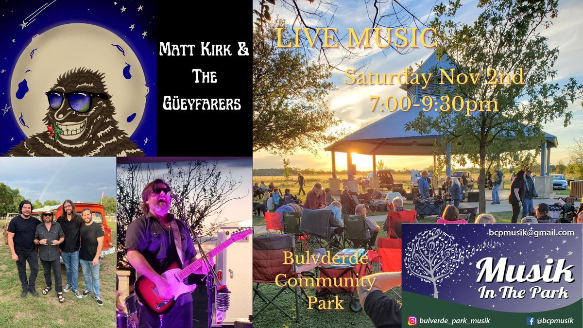 November Live Musik in the Park