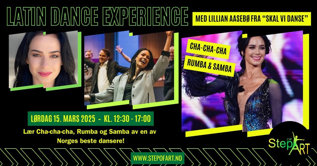 Latin Dance Experience med Lillian Aaseb\u00f8 \u2013 fra "Skal vi danse"!!