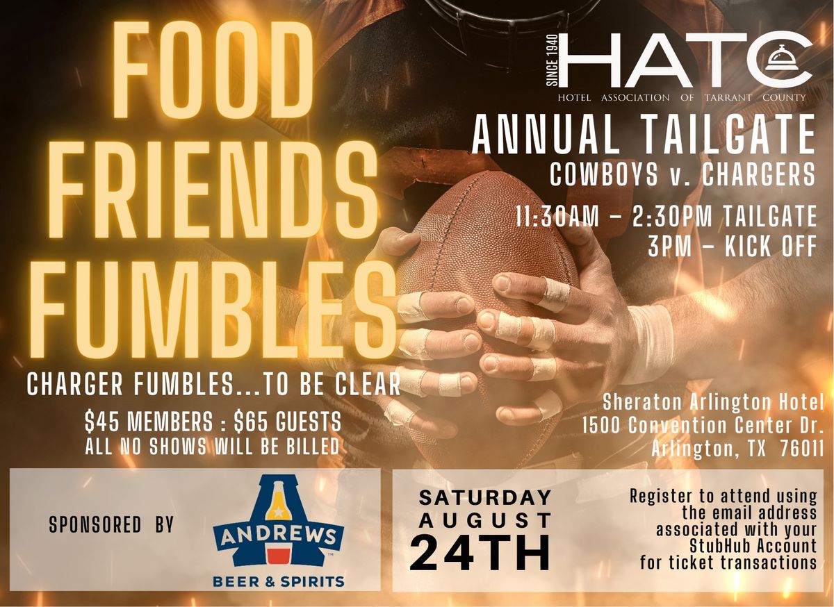 HATC August Tailgate & Cowboys Game