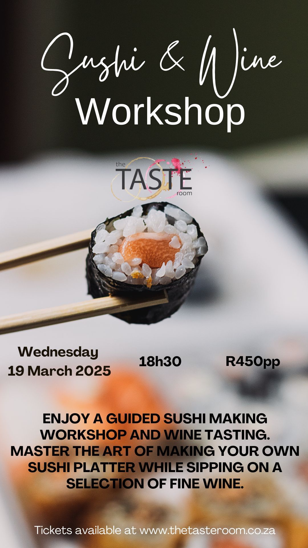 Sushi & Wine Workshop