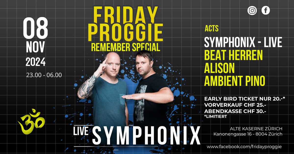 Friday Proggie - Remember Special mit Symphonix Live