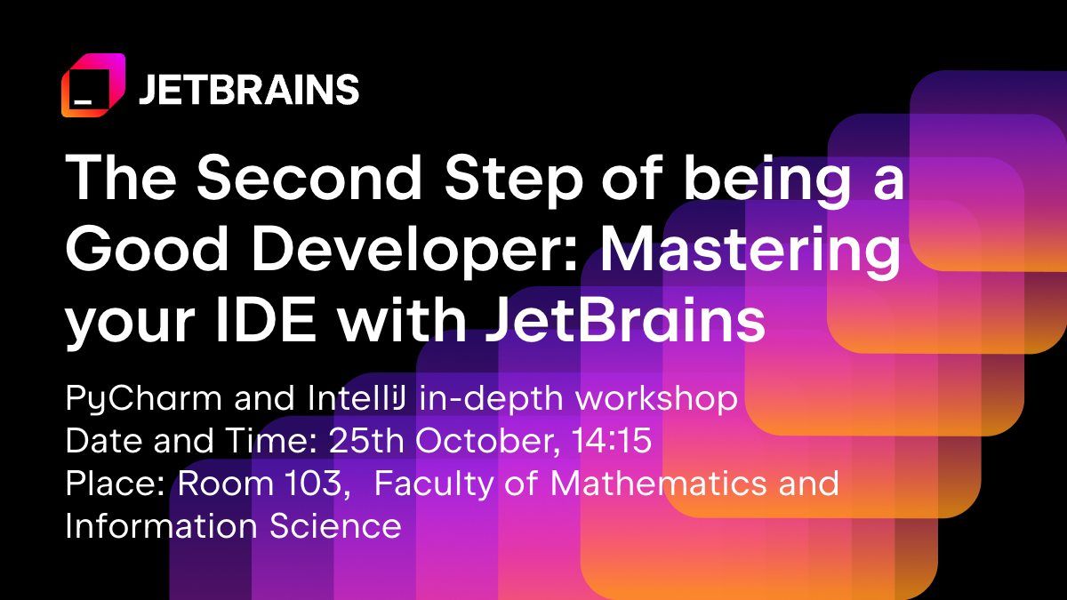 Mastering your IDE with JetBrains - PyCharm and IntelliJ in-depth workshop.