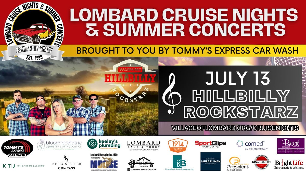 Hillbilly Rockstarz at Lombard Cruise Nights & Summer Concerts