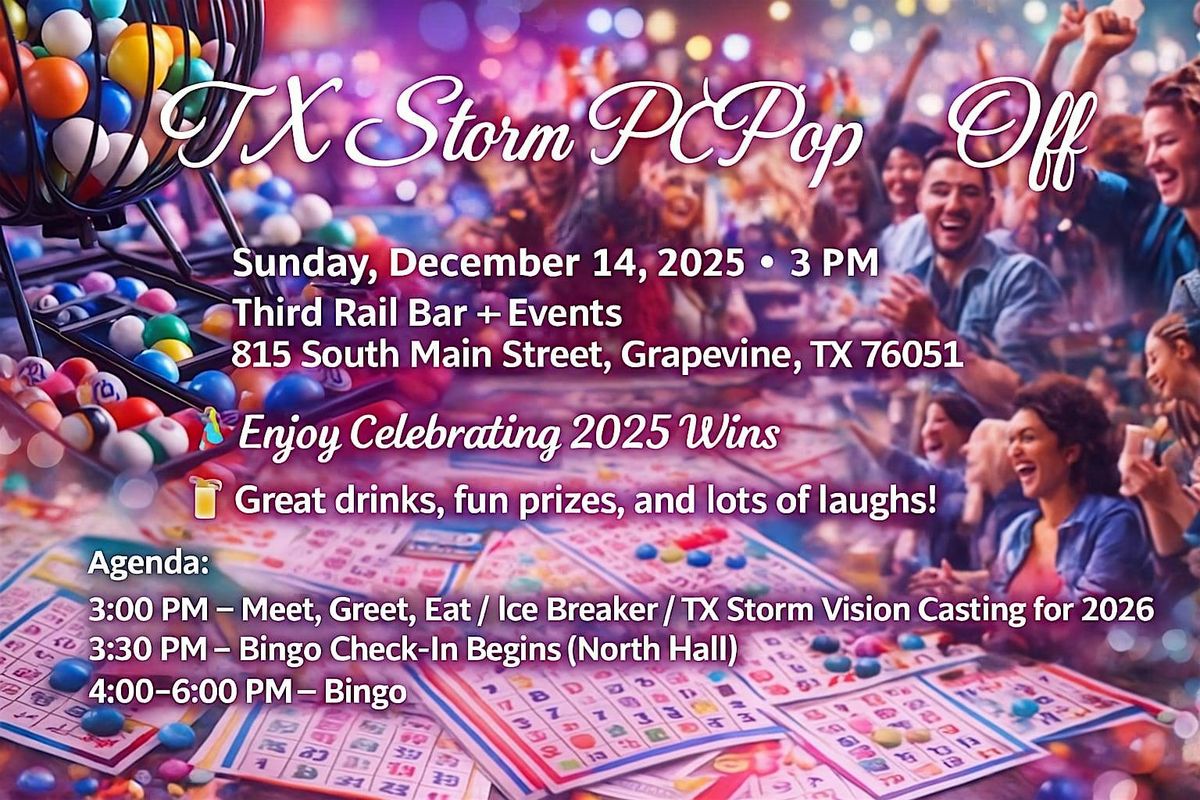 Texas Storm PC\/Bingo Pop Off Party