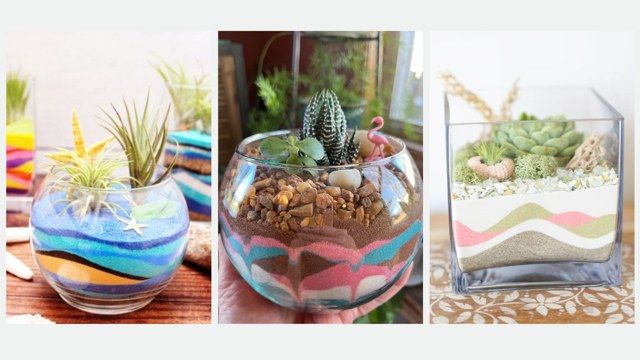 Make a Sand Art Terrarium at Cool Beans Cafe