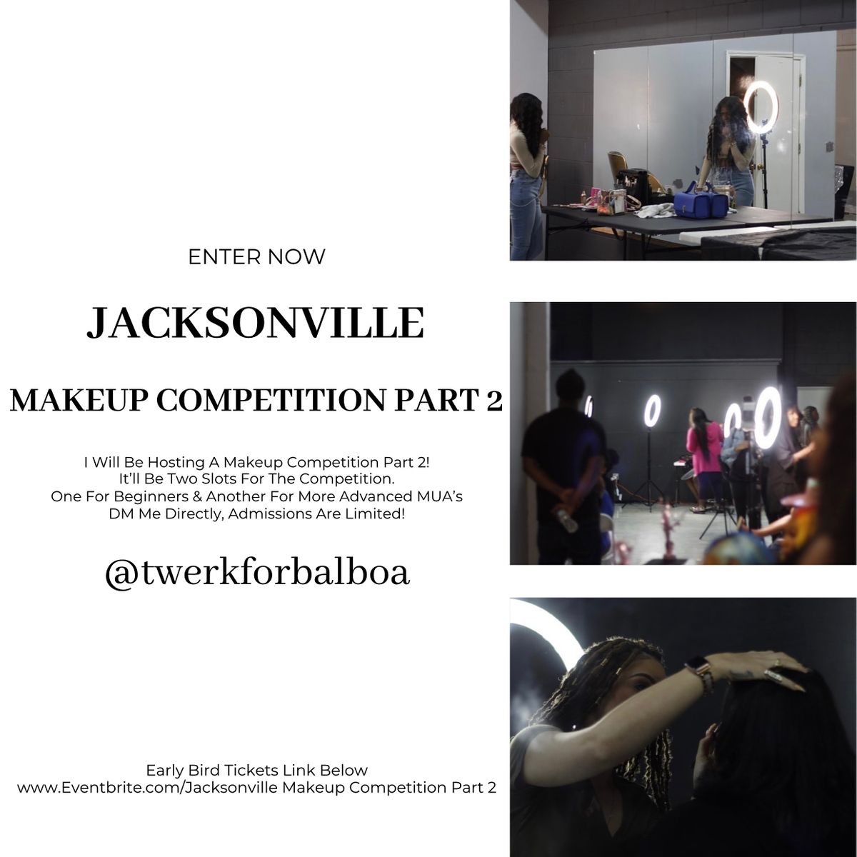 Jacksonville Makeup Competition Part 2 *Beginner Slot*, 6000 Powers Ave, Jacksonville, 31