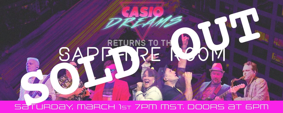 Casio Dreams Returns to the Sapphire Room