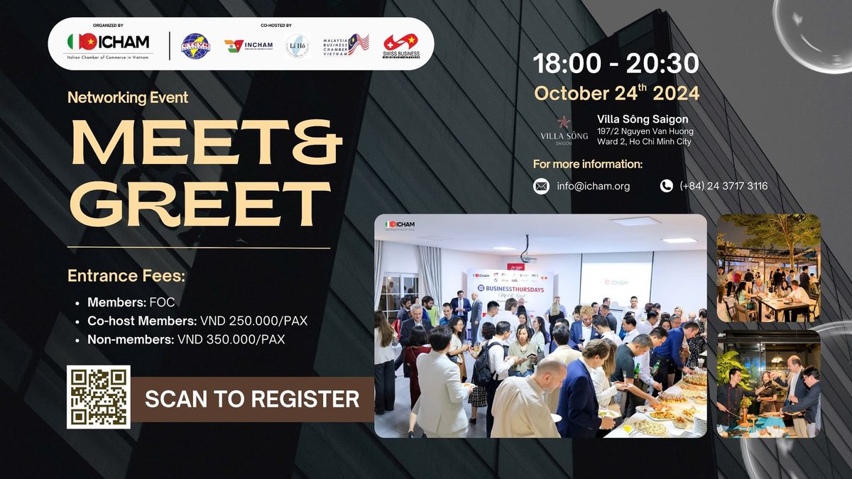 Networking Event: Meet & Greet in HCMC | October 2024 Edition