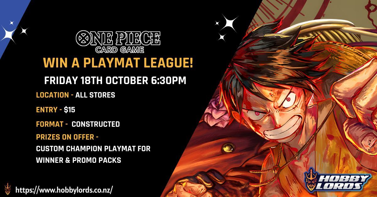 One Piece - Win A Playmat League!