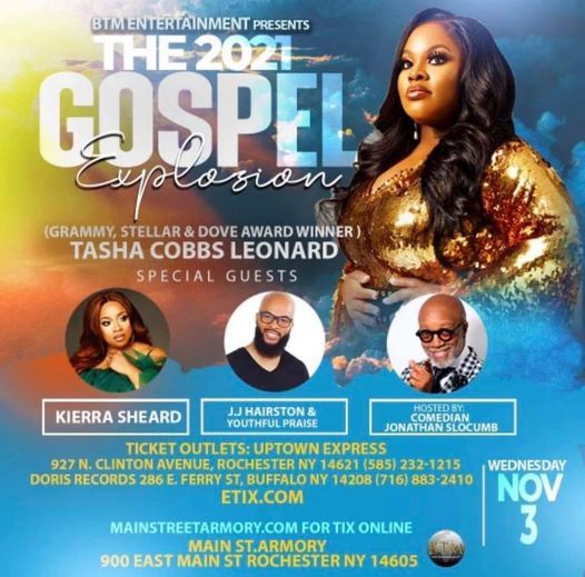 The 2021 Gospel Explosion Tasha Cobbs Leonard and friends, Erie ...