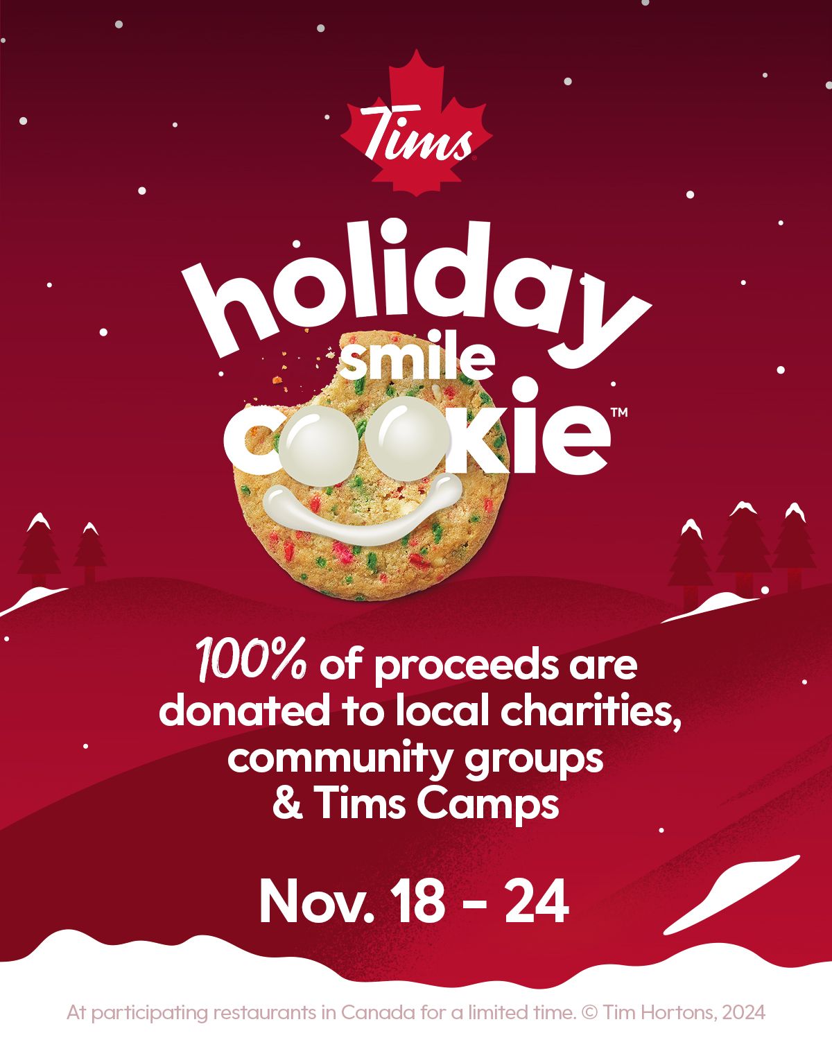 Tim Hortons Holiday Cookie Drive