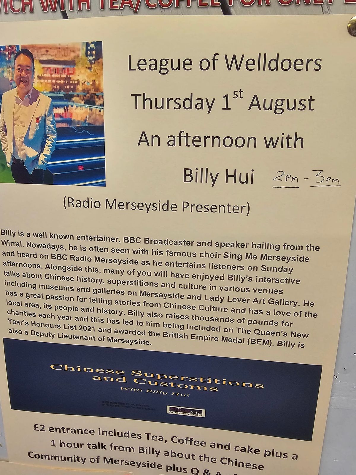 An afternoon with Billy Hui