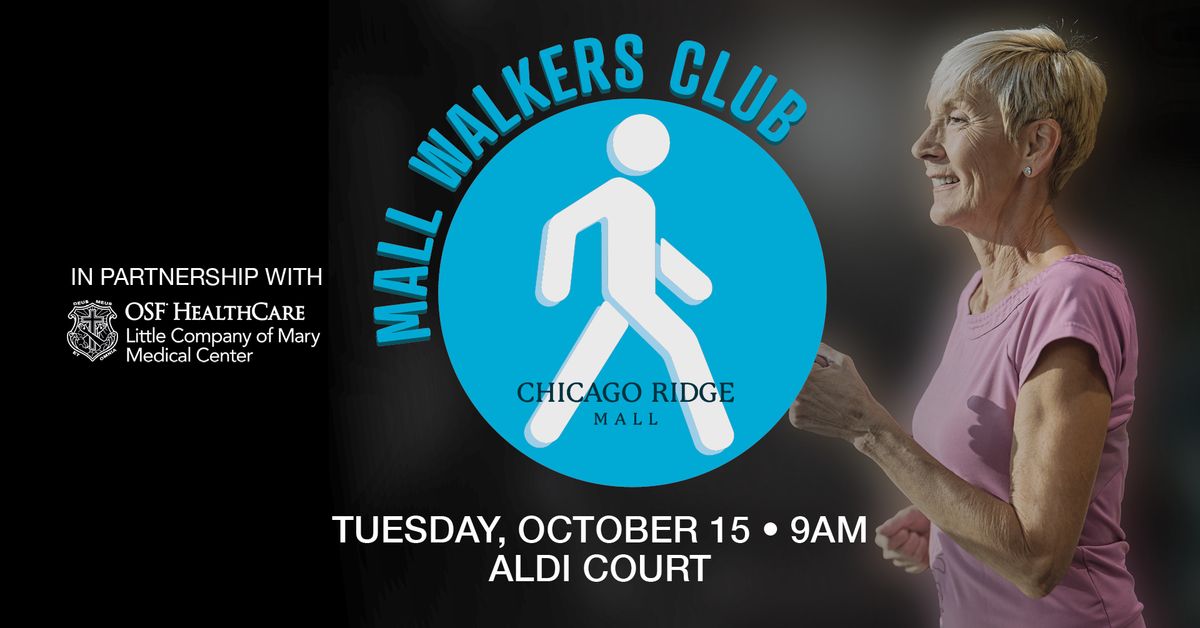 Mall Walkers Club Inauguration at Chicago Ridge Mall! 