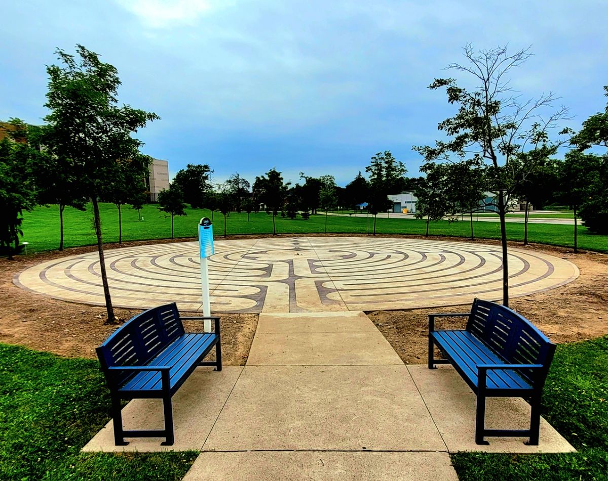 Second annual Roy G. Dahl Labyrinth memorial walk