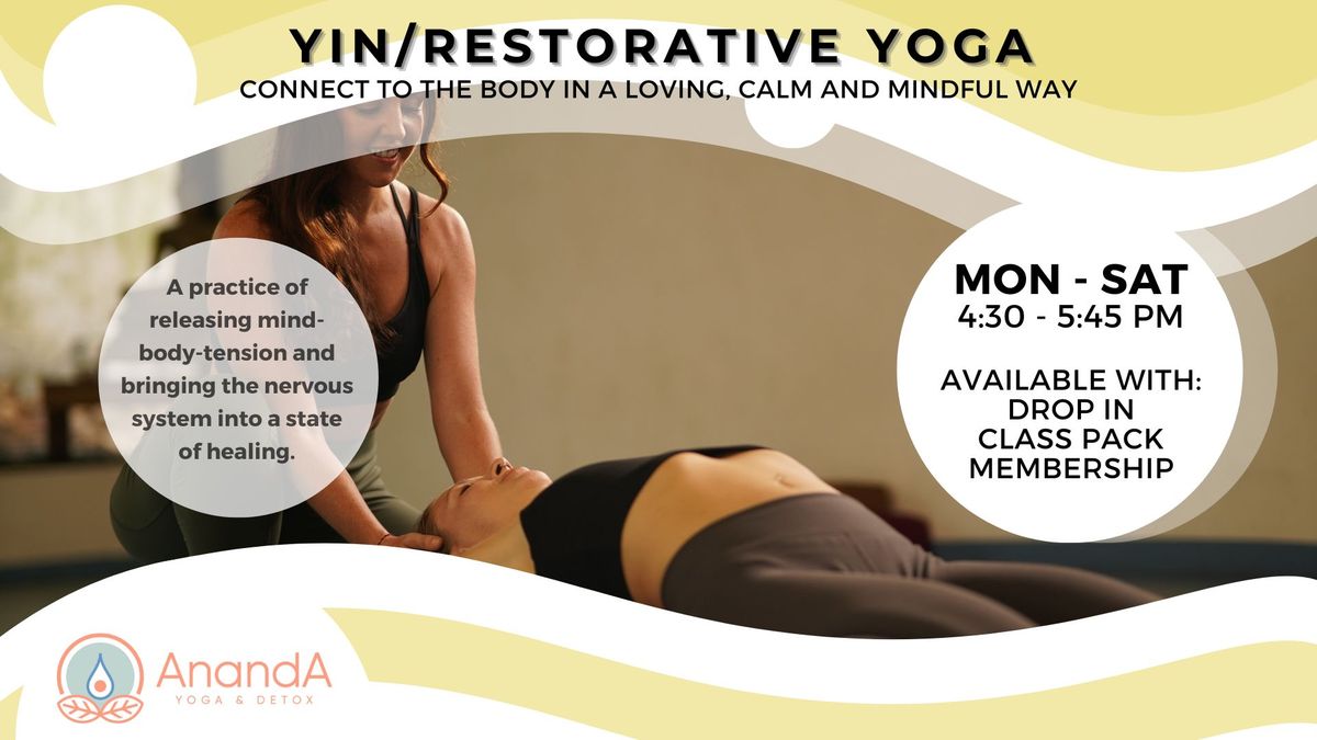 Yin\/Restorative Yoga Class