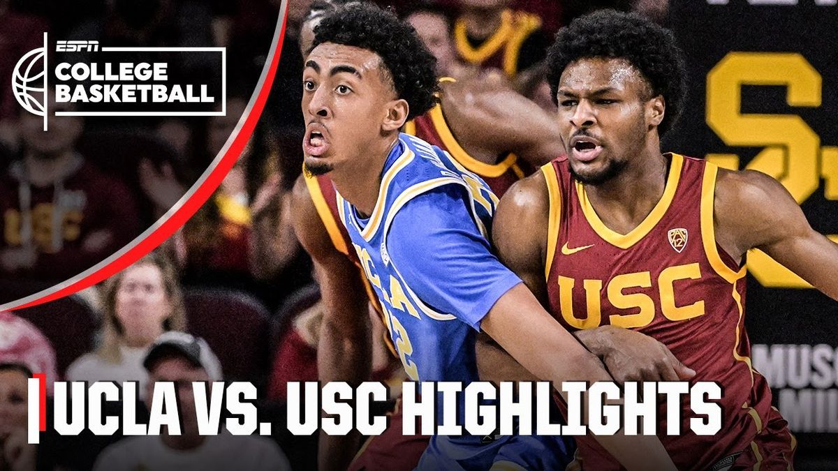 UCLA Bruins at USC Trojans Mens Basketball at Galen Center