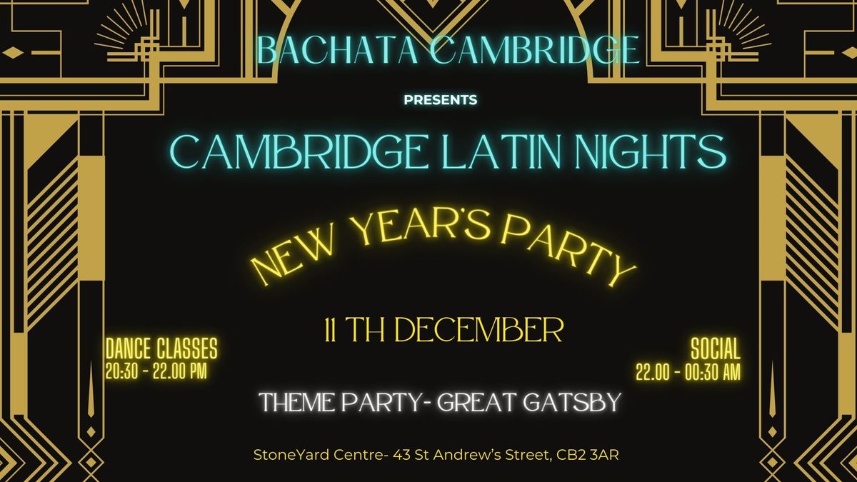 Cambridge Latin Nights - New Year's Party- "Great Gatsby"