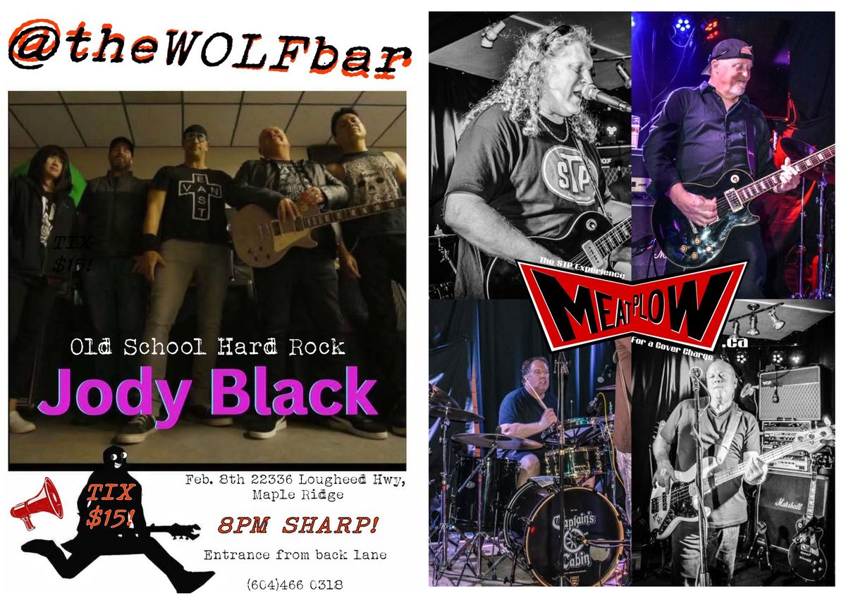 Jody Black w\/Meatplow at The Wolf Bar