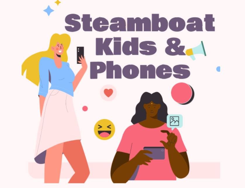 1st Community Event with Steamboat Kids & Phones!