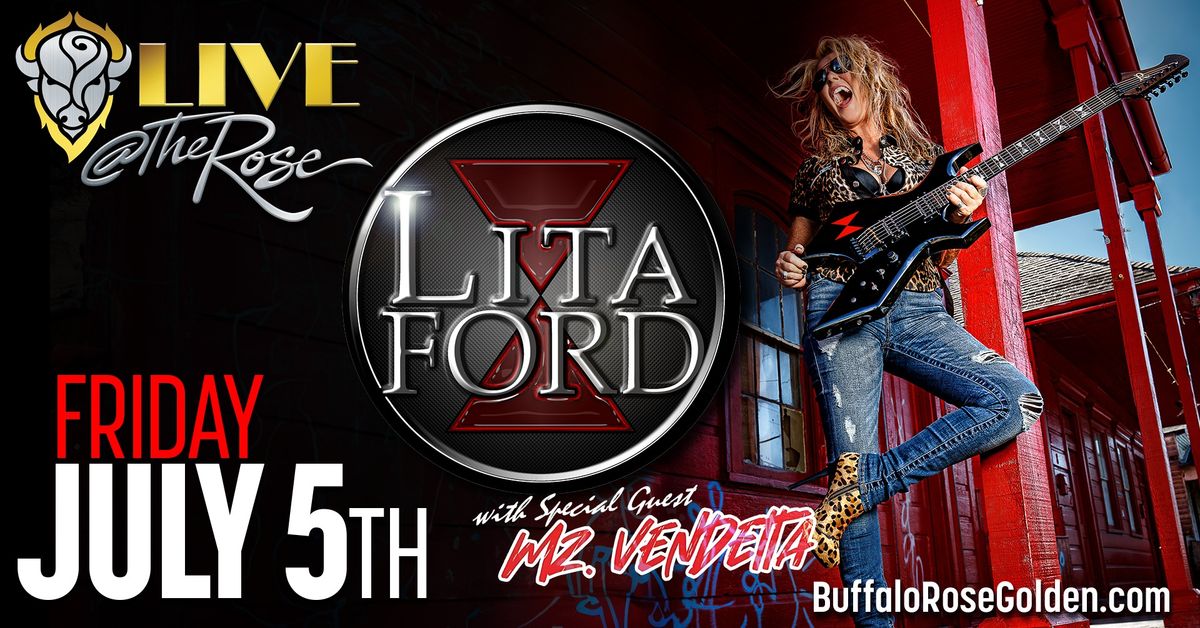 LITA FORD with Special Guest Mz. Vendetta - LIVE at The Rose