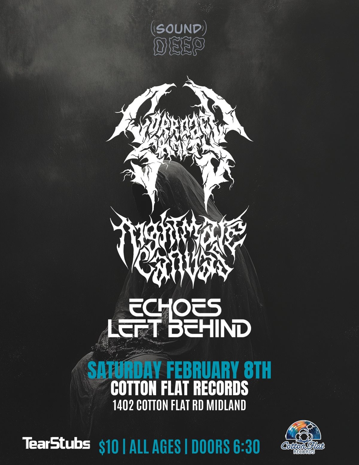 Corroded Sanity, Nightmare Canvas, Catharsis, TBA