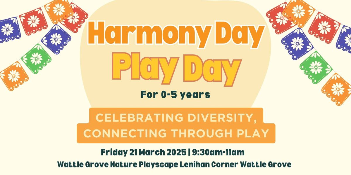 Harmony Day Play Day 