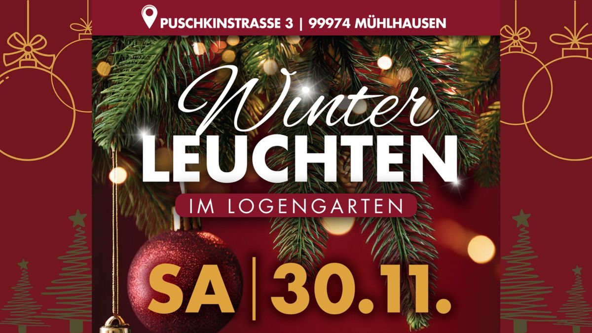 Winterleuchten im Logengarten