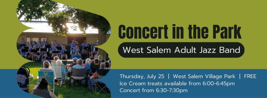 2024 Concert in the Park - West Salem Adult Jazz Band