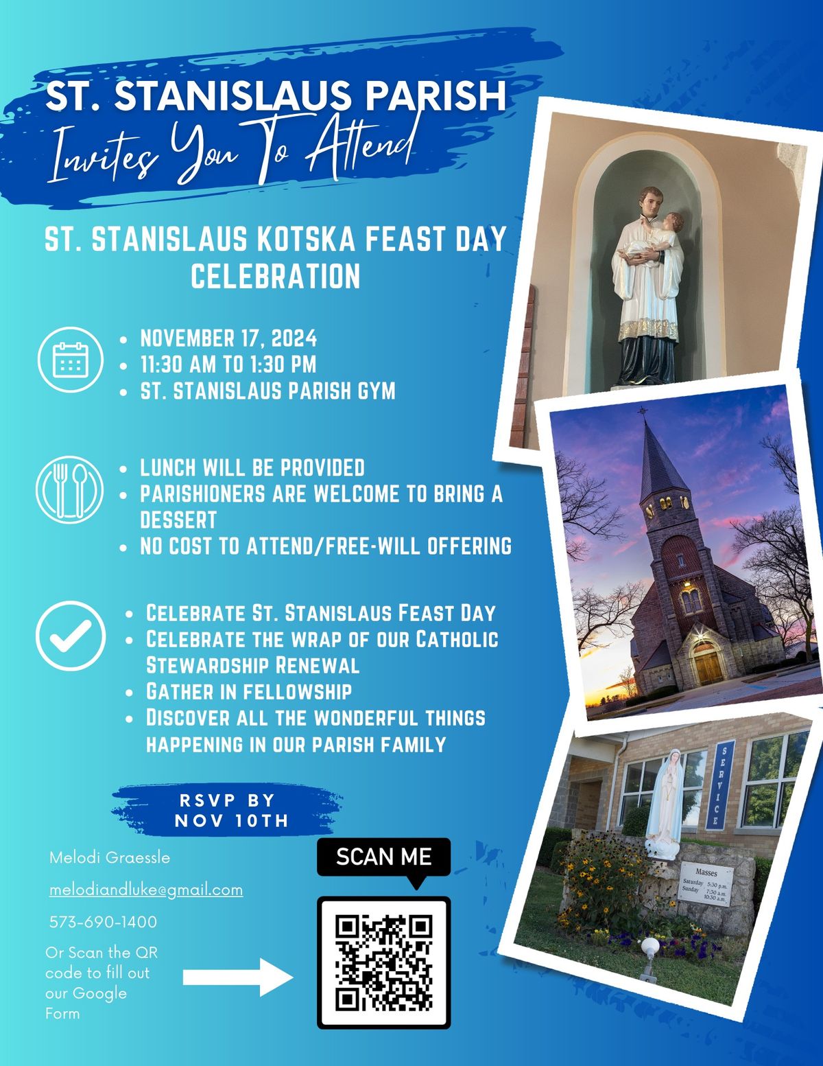 St. Stanislaus Kotska Feast Day Celebration