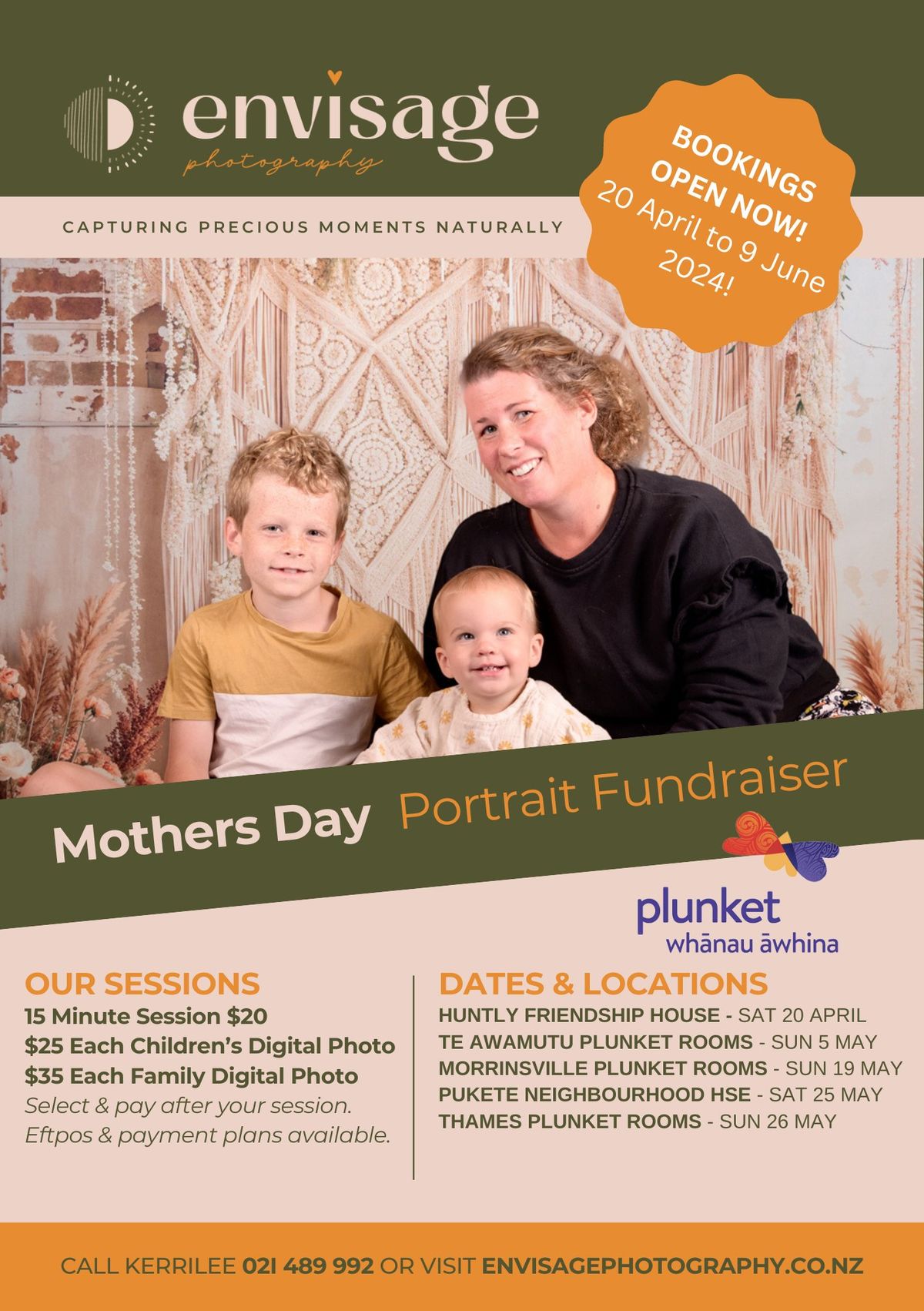Plunket Morrinsville Mothers' Day Photos