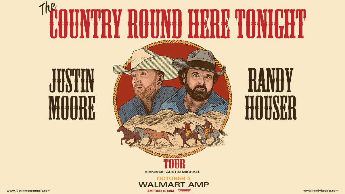 Justin Moore & Randy Houser The Country Round Here Tonight Tour