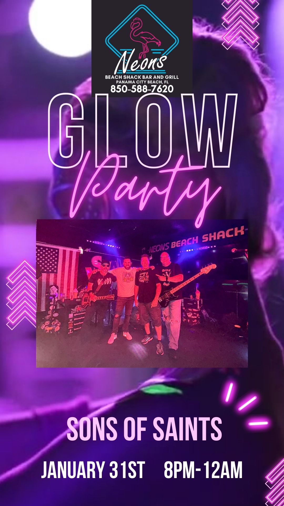 Sons of Saints: Glow Party!!!