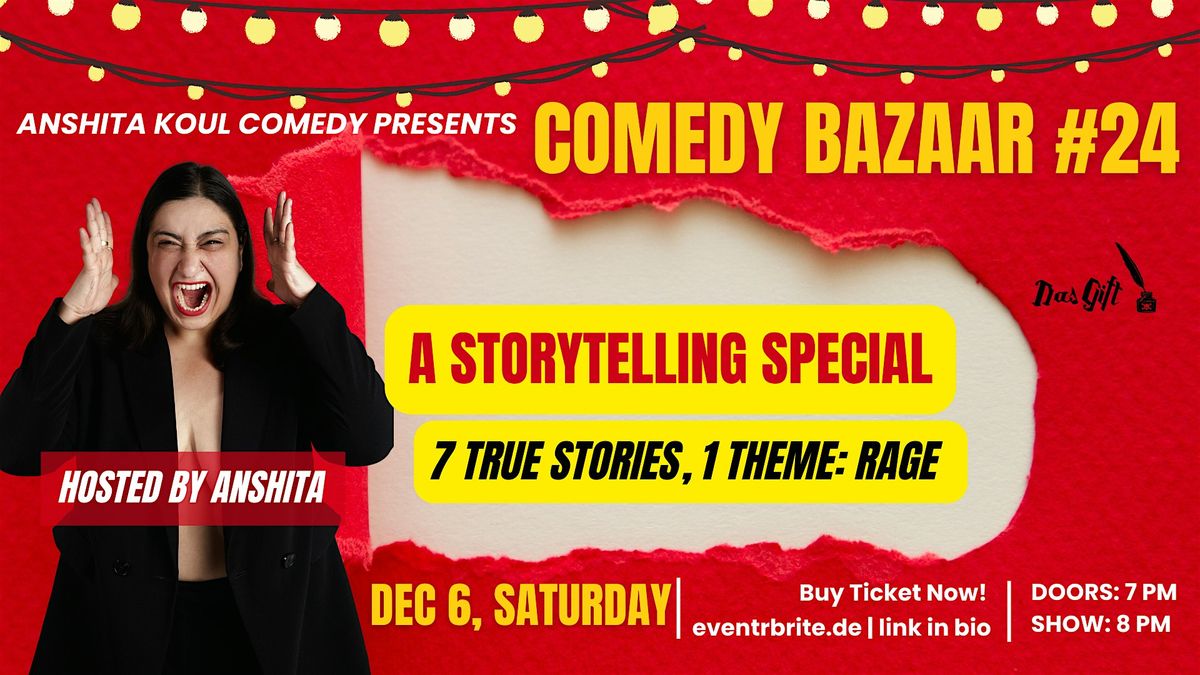 Comedy Bazaar Berlin #24- Storytelling Special