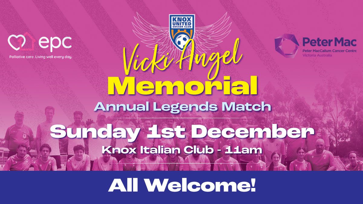 VICKI ANGEL MEMORIAL - ANNUAL LEGENDS MATCH