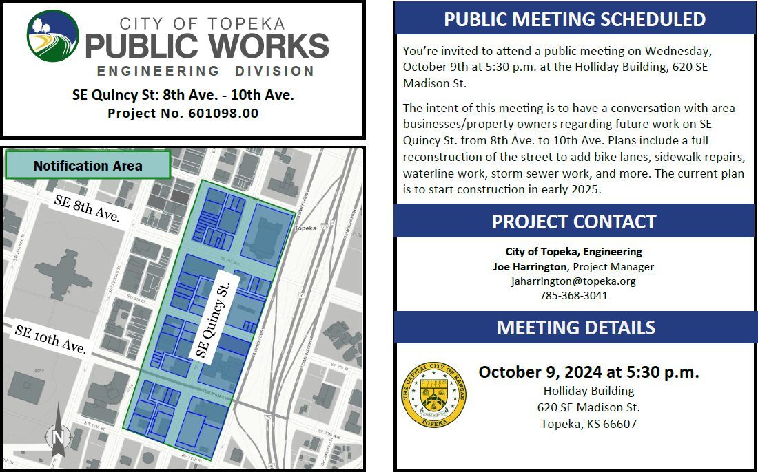 Public Meeting: SE Quincy (8th - 10th)