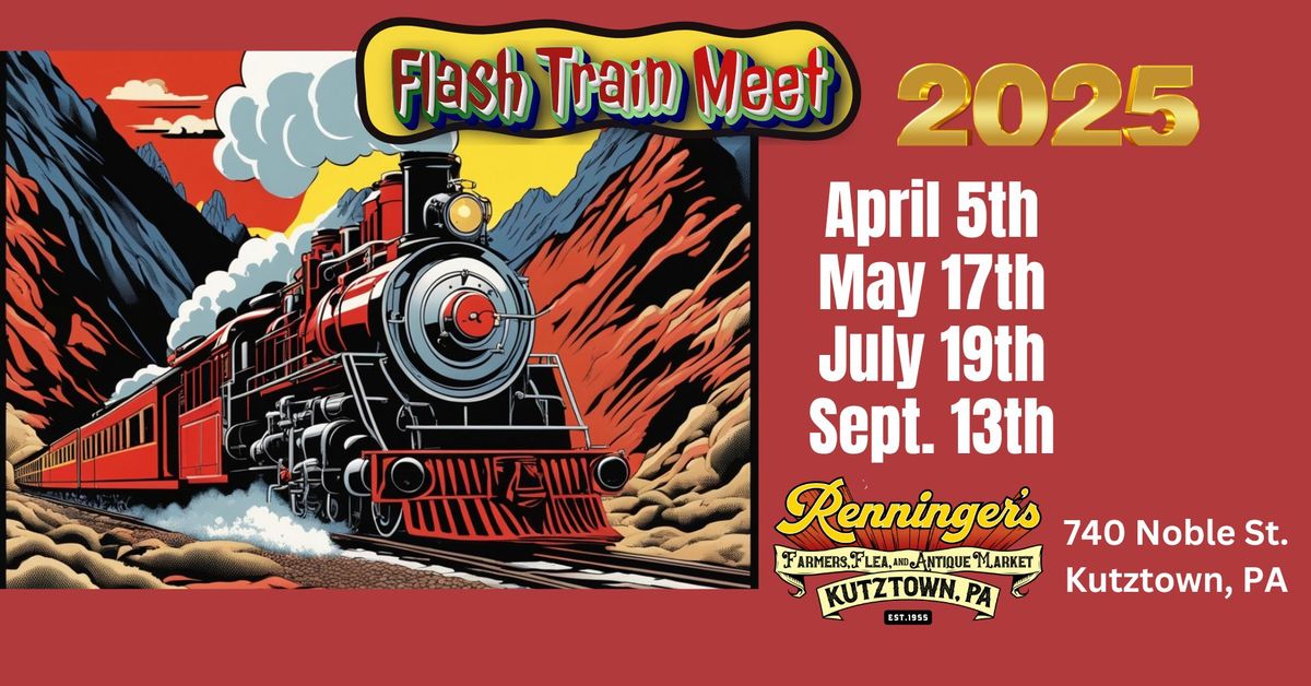 September 13th Flash Train Meet