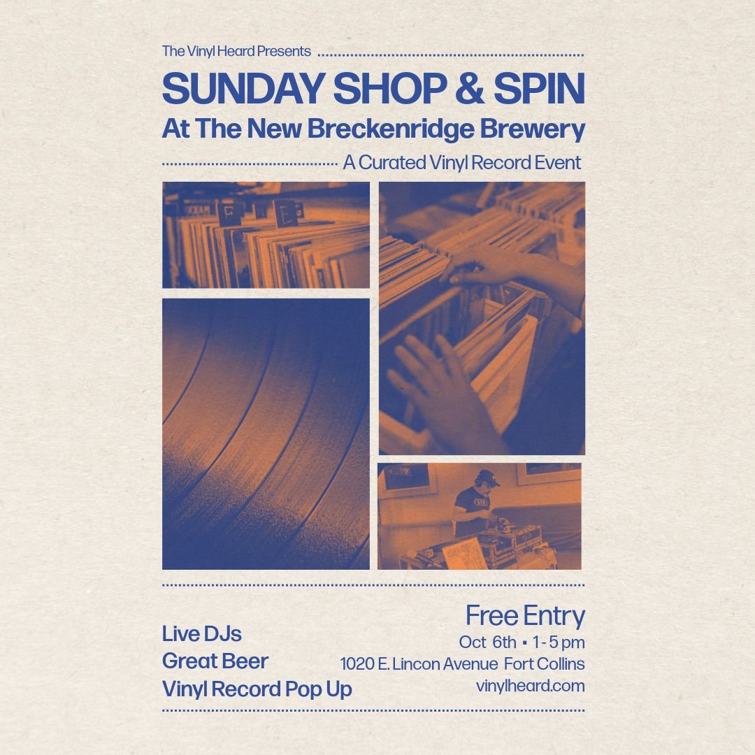 SUNDAY SHOP & SPIN at The New Breckenridge Brewery 