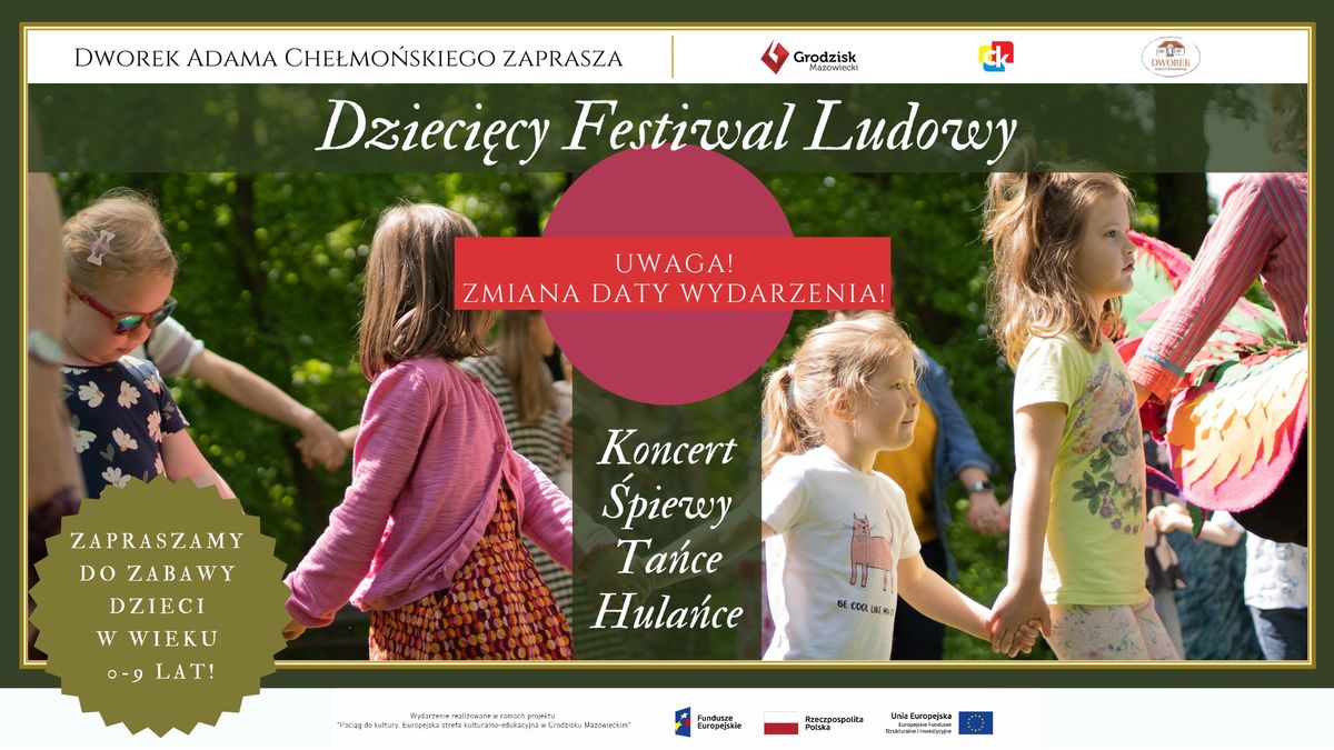 DZIECI\u0118CY FESTIWAL LUDOWY - Koncert, \u015apiewy, Ta\u0144ce, Hula\u0144ce