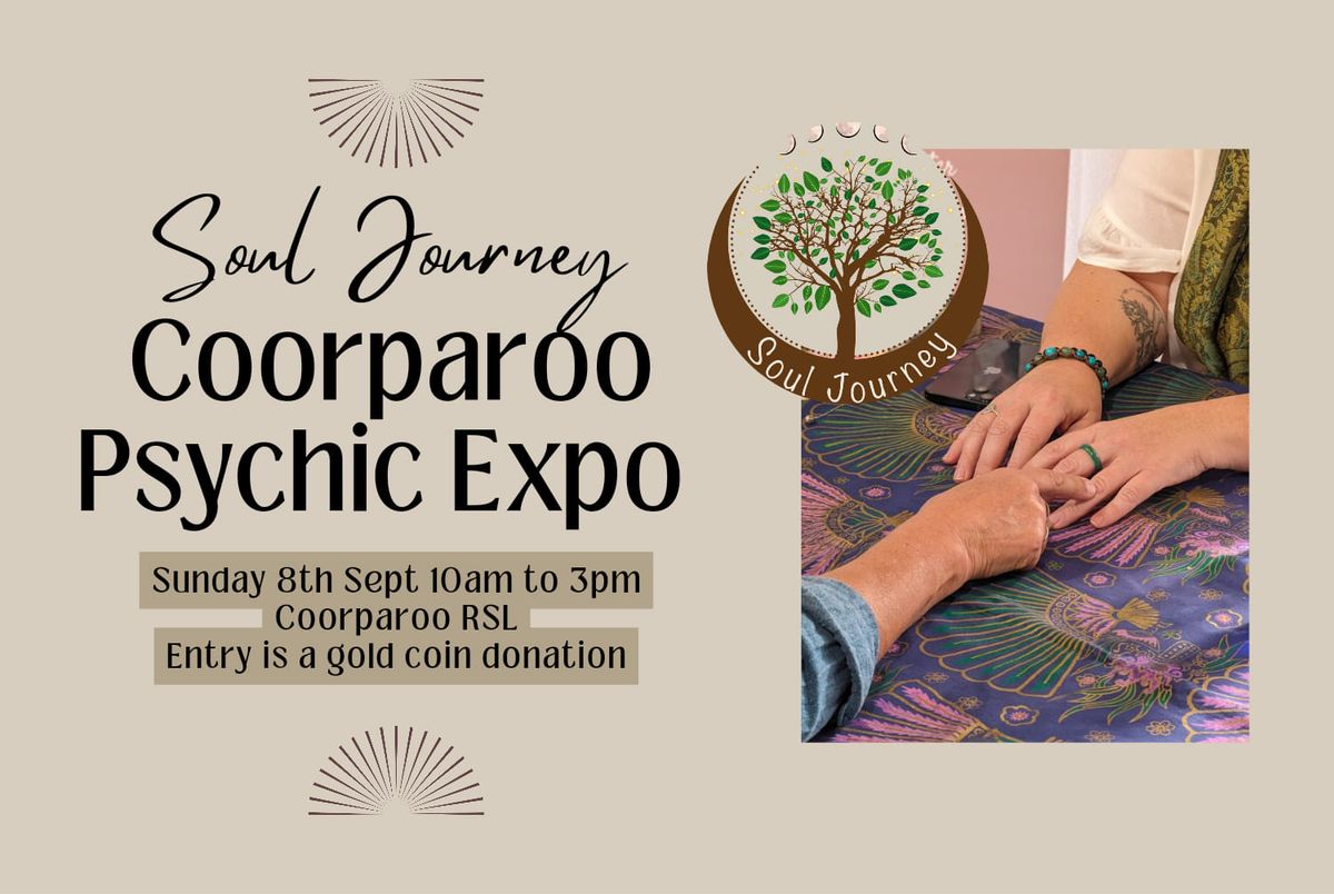 Soul Journey ~ Coorparoo Psychic Expo | Sunday September 8th, 10am to 3pm