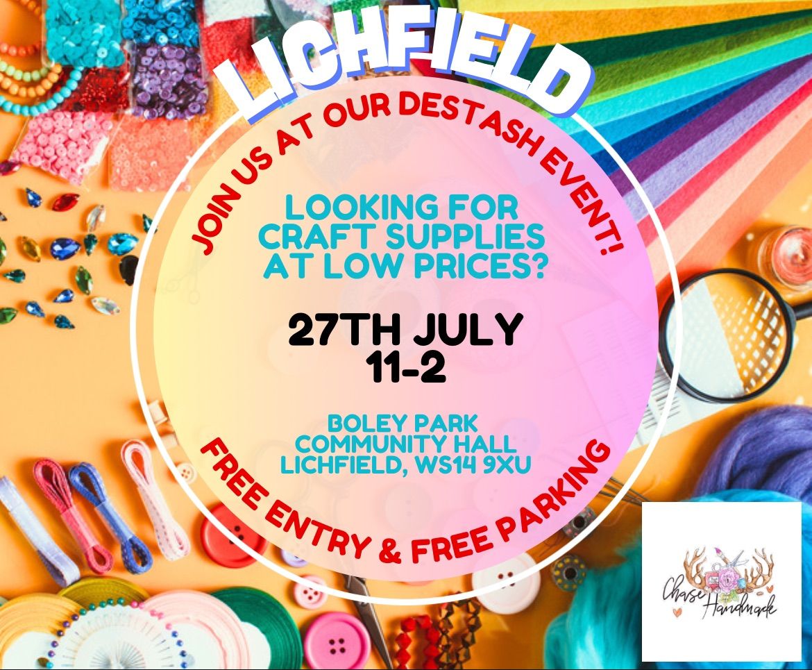 Chase Handmade Craft Supplies Destash Event Lichfield 