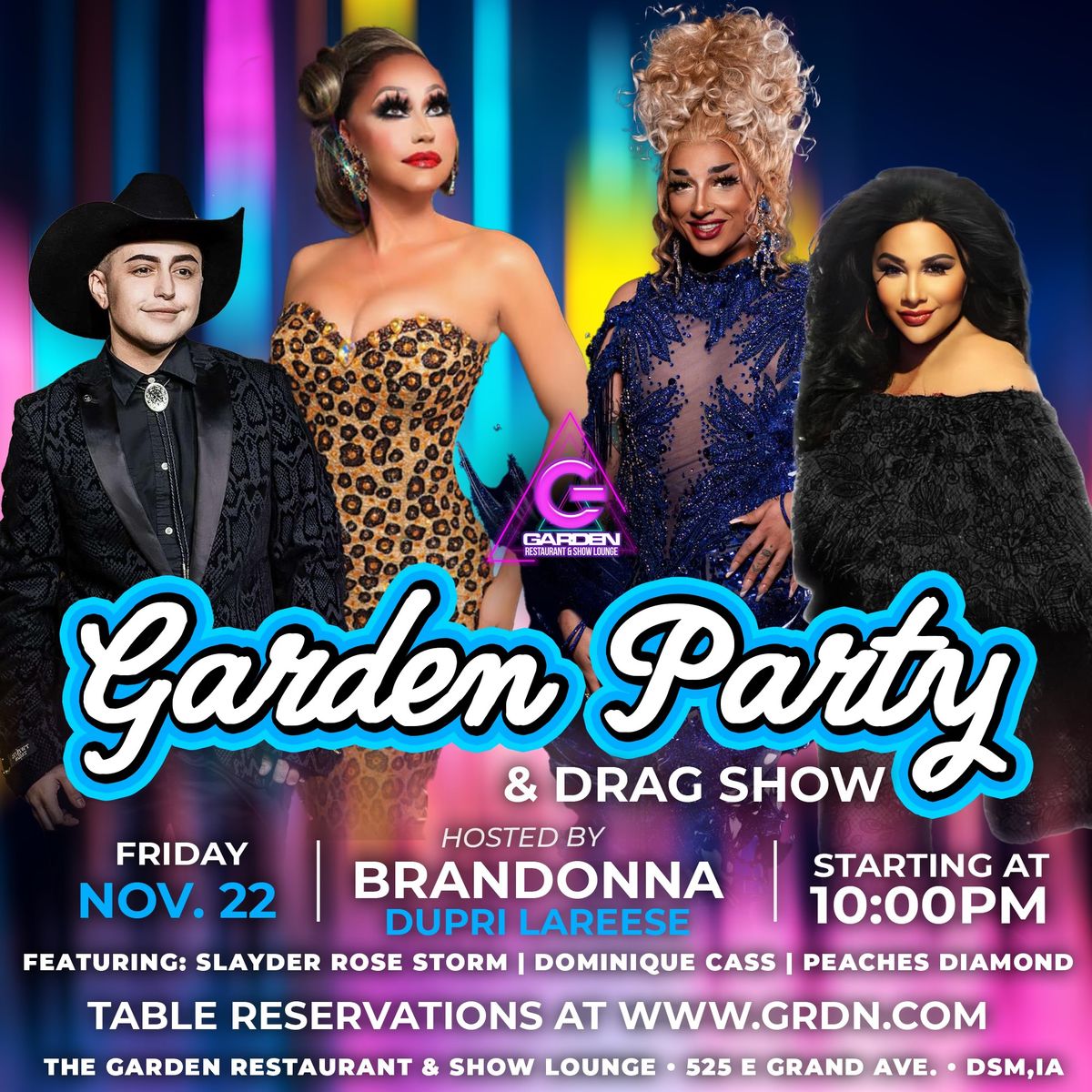 GARDEN PARTY + DRAG SHOW