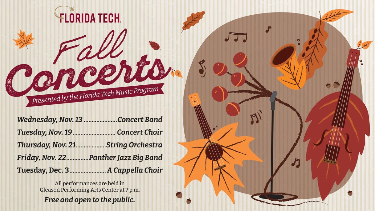 Florida Tech Music Program Fall Concerts