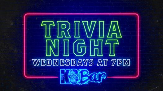 Live Team Trivia, KSBar and Grille, Lexington, 12 May 2021