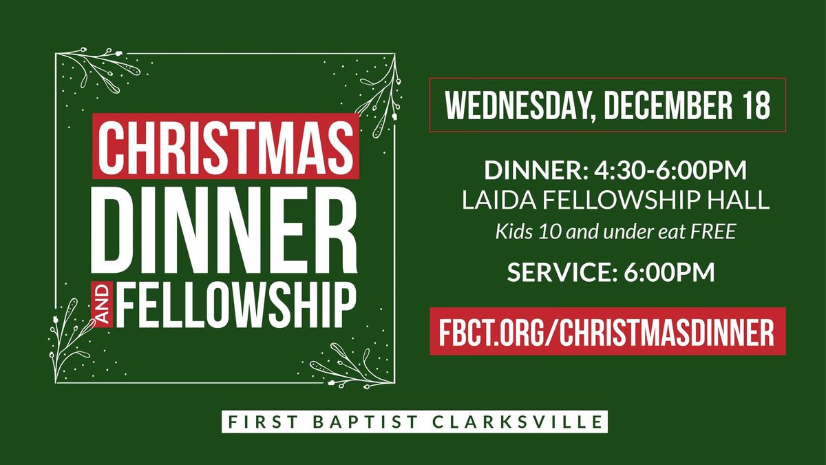 Christmas Dinner and Fellowship