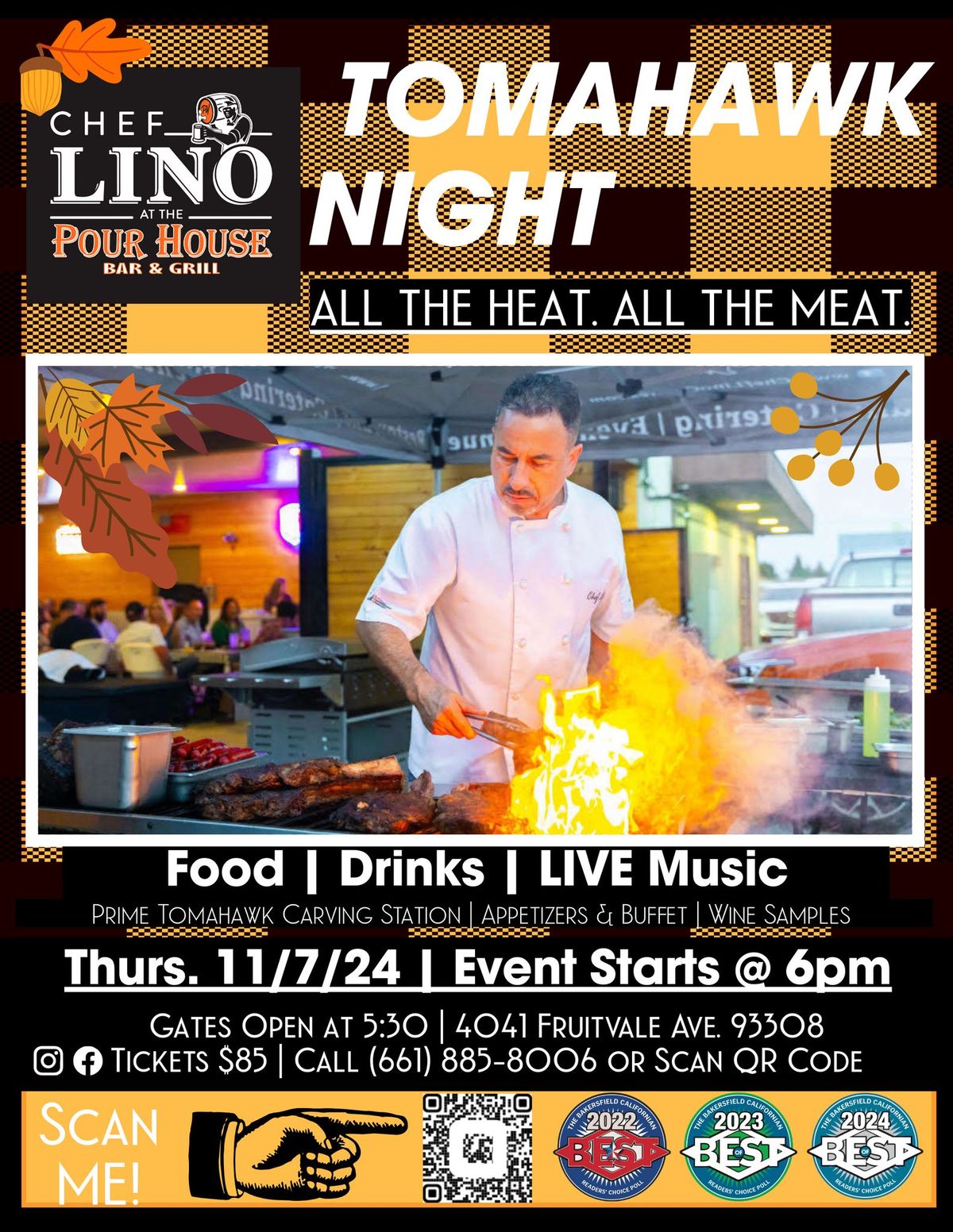 Tomahawk Night with Chef Lino!