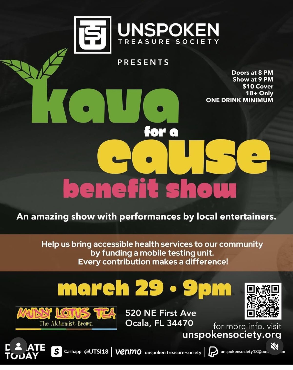 KAVA for a CAUSE Benefit Show