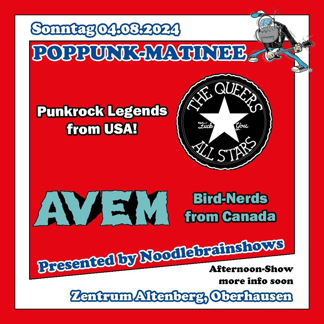 Poppunk Matinee Oberhausen: The Queers & AVEM 