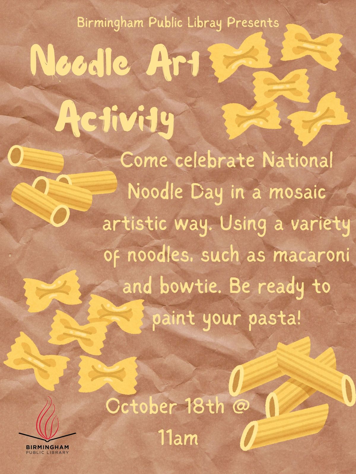 Noodle Art Activity